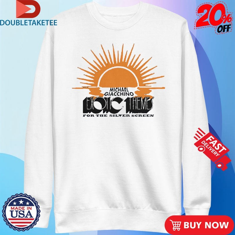 Official Michael Giacchino’s Exotic Themes For The Silver Screen Sun Logo Shirts