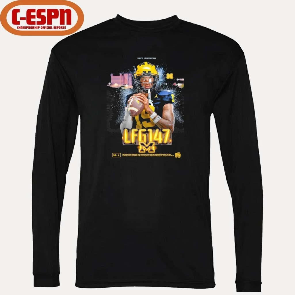 Official Michigan Bryce Underwood LGM 147 Shirt
