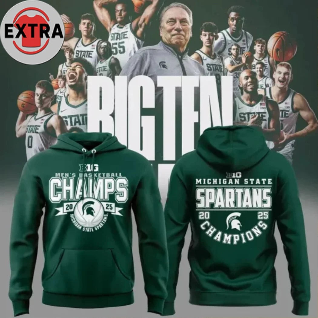 Official Michigan State Spartans Champions 2025 Edition Hoodie Shirt