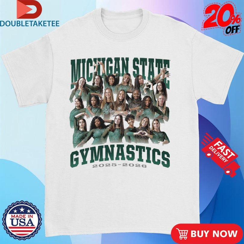 Official Michigan State Women’s Gymnastics Team 2025 2026 Shirts