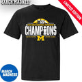 Official Michigan Wolverines 2026 Big Ten Men’s Basketball Conference Tournament Champions Locker Room T-Shirt