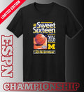 Official Michigan Wolverines 2026 NCAA March Madness Sweet 16 Bound Shirt