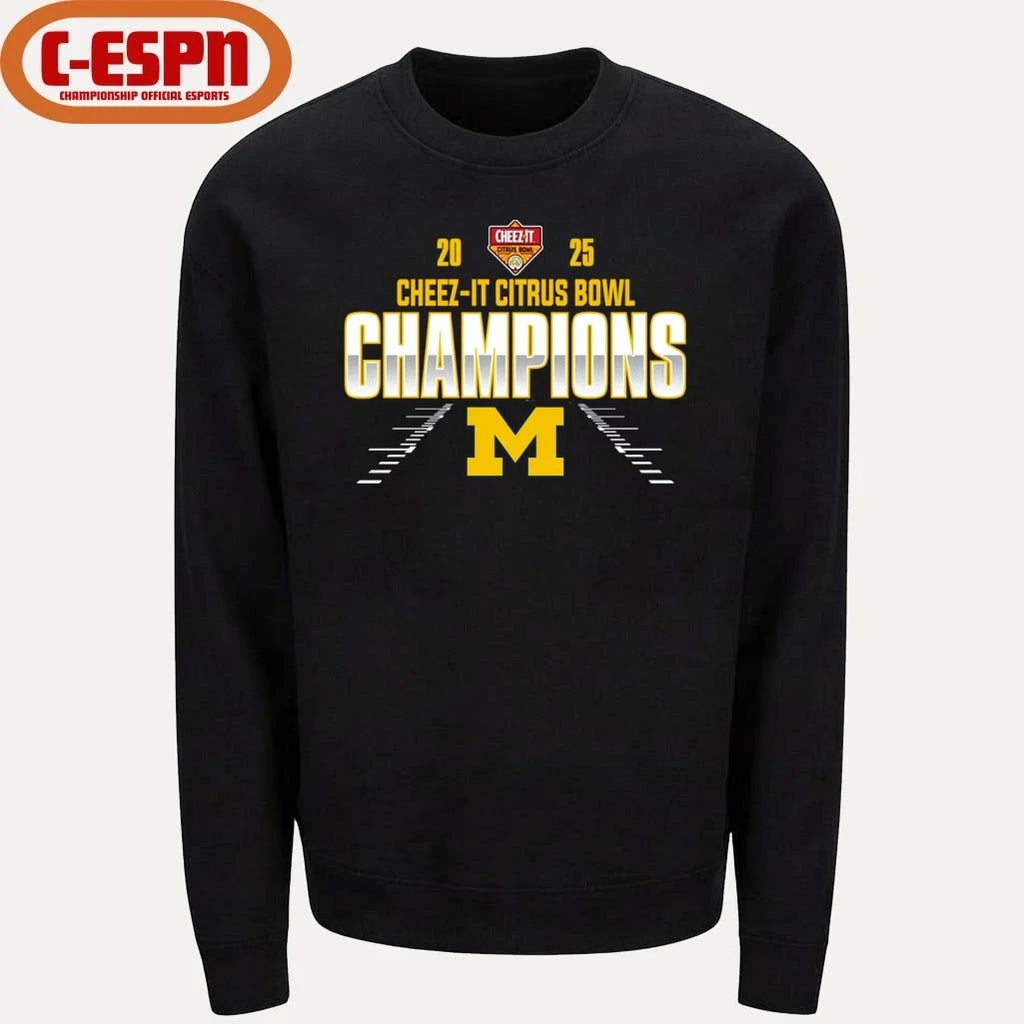 Official Michigan Wolverines Citrus Bowl Champions 2025 shirt