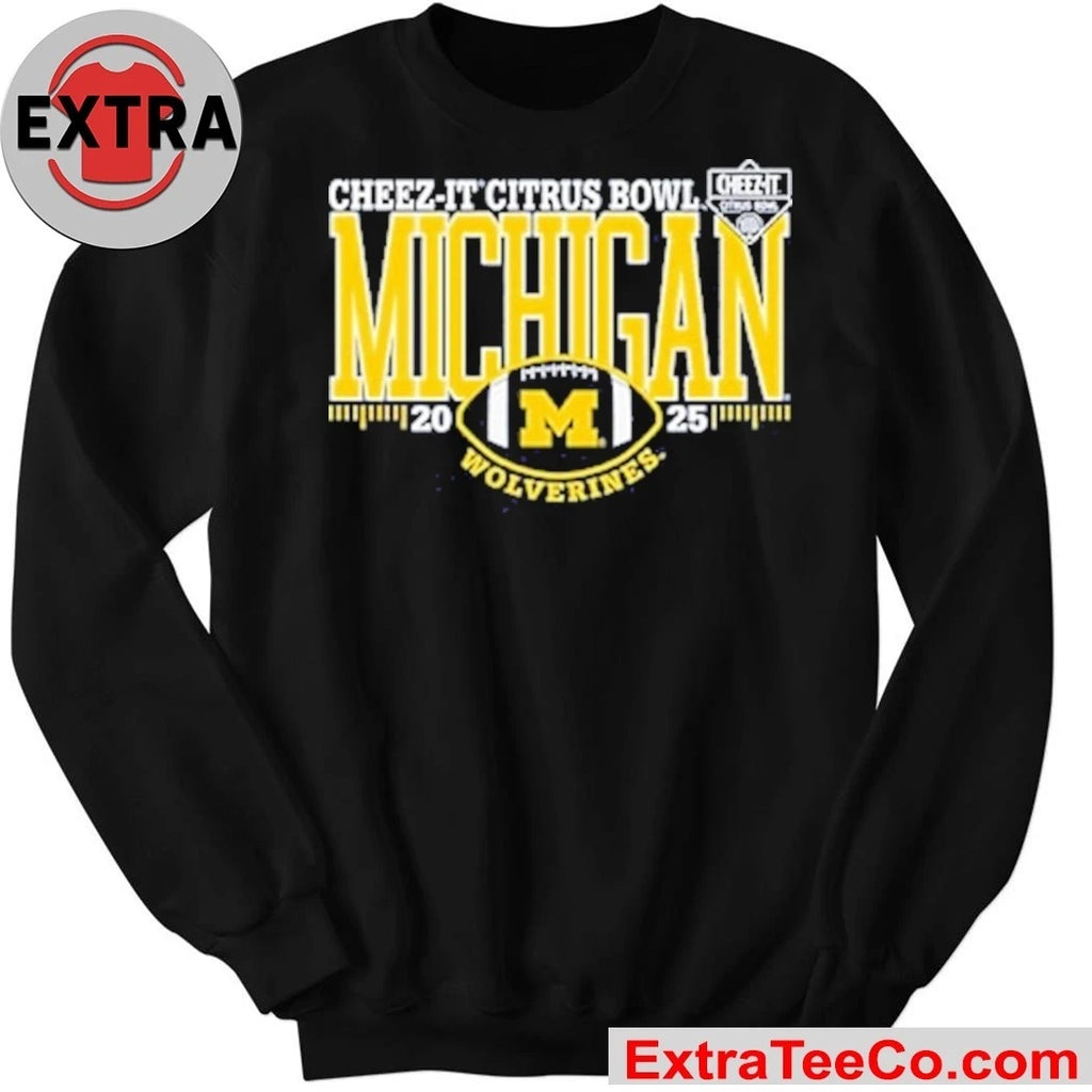 Official Michigan Wolverines Navy Blue Blue 84 2025 Citrus Bowl Shirt