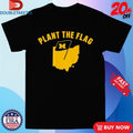 Official Michigan Wolverines Plant The Flag Map Shirts