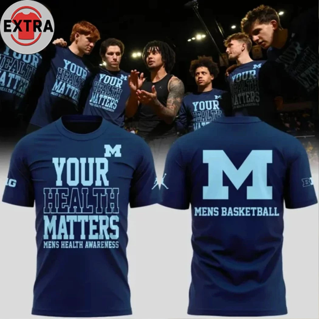 Official Michigan Wolverines Your Health Matters Limited Edition T-Shirt