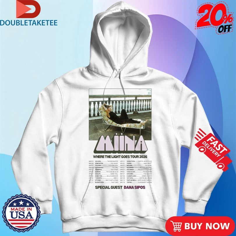 Official Miina Where The Light Goes Tour 2026 Dates Shirts