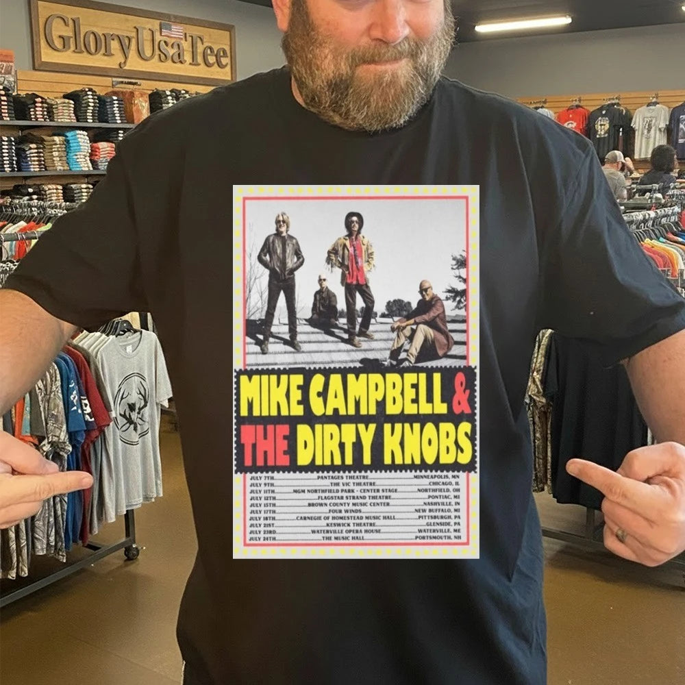 Official Mike Campbell &amp; The Dirty Knobs Summer Tour 2026 Poster Shirt