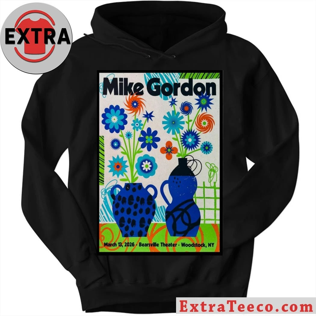 Official Mike Gordon Mar 13 2026 Poster Woodstock, NY Shirt
