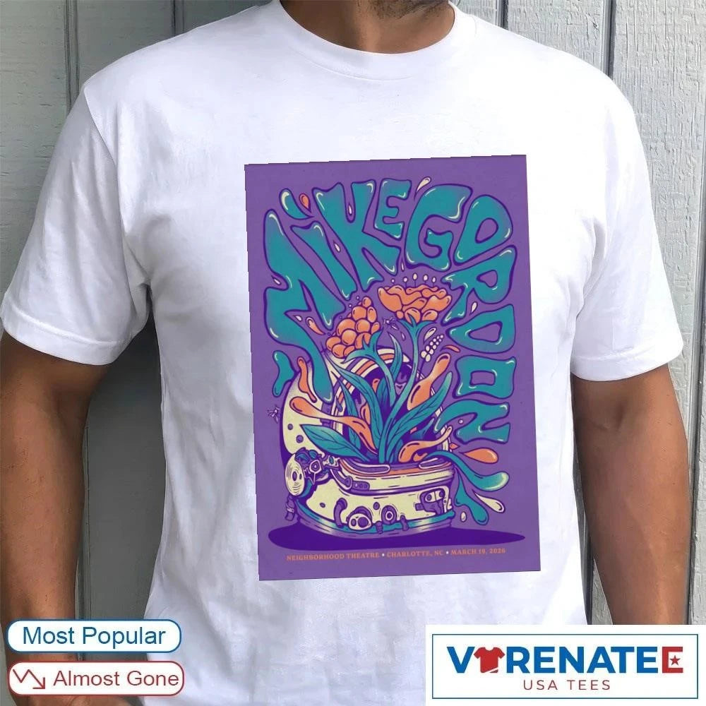 Official Mike Gordon Neighborhood Theatre Charlotte NC On March 19 2026 Poster T-Shirt