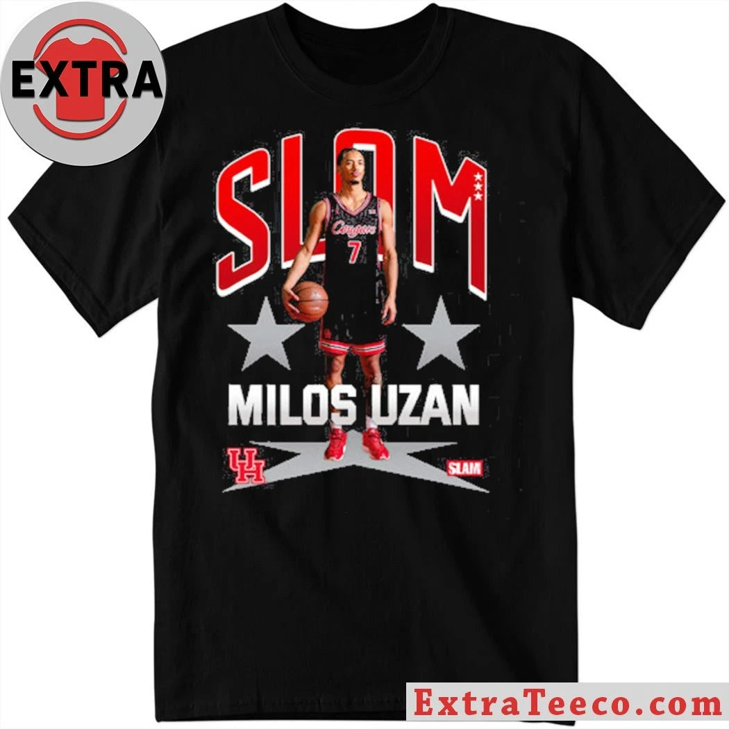 Official Milos Uzan Remix Heavy Logo Shirt