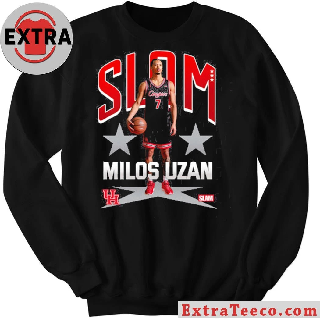 Official Milos Uzan Remix Heavy Logo Shirt