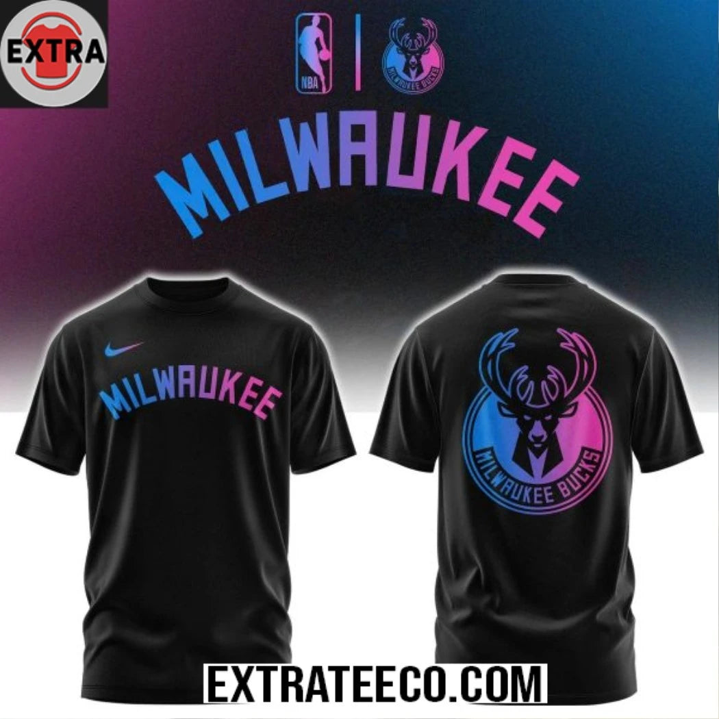 Official Milwaukee Bucks x Cyberpunk Night 2026 NBA Champs Shirt