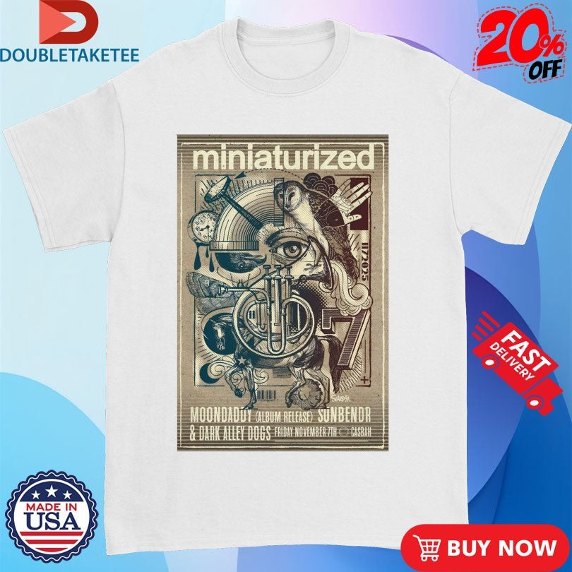 Official Miniaturized November 7, 2025 Casbah San Diego CA Shirts
