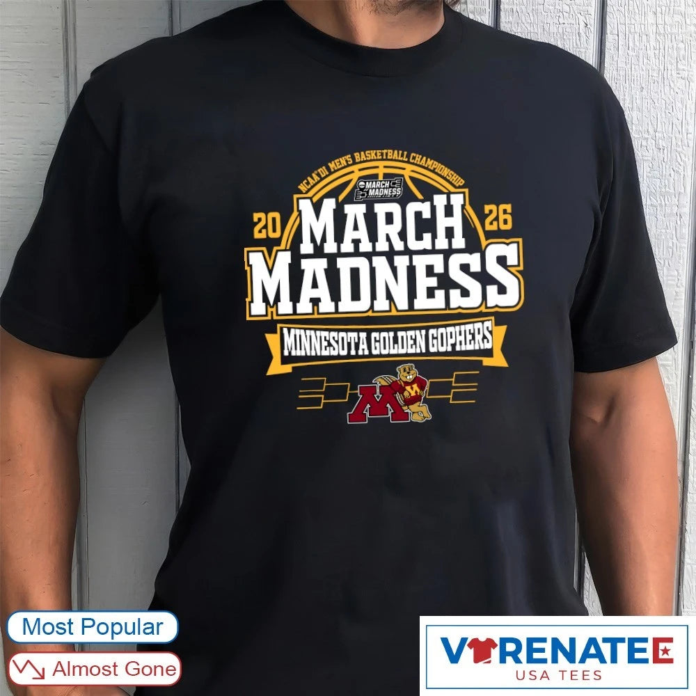 Official Minnesota Golden Gophers 2026 NCAA DI Men’s Basketball Championship March Madness T-Shirt