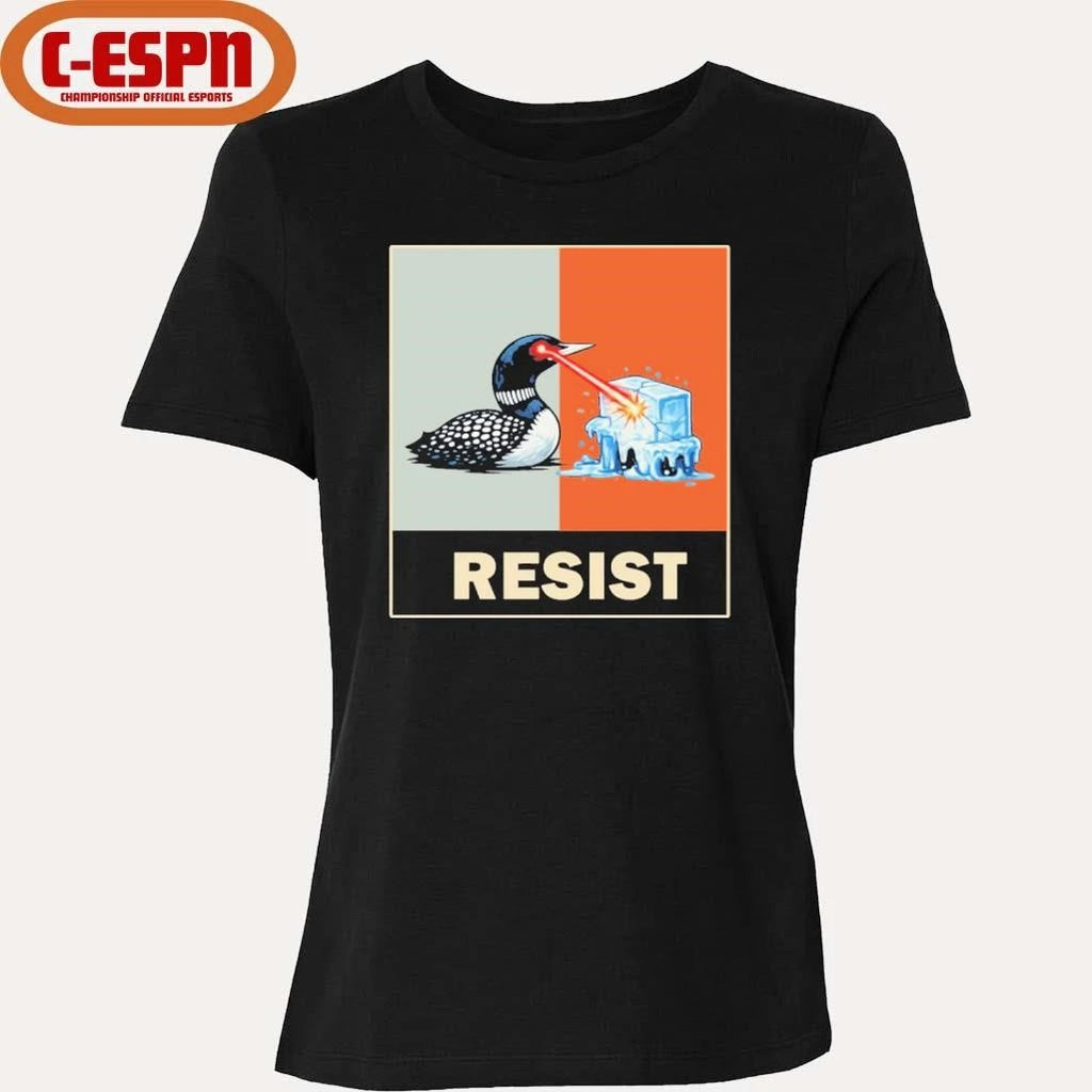 Official Minnesota Laser Loon ICE OUT Protest RESIST Shirt