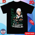 Official Minnesota Wild Kirill Kaprizov Playmaker NHL Signature Shirts