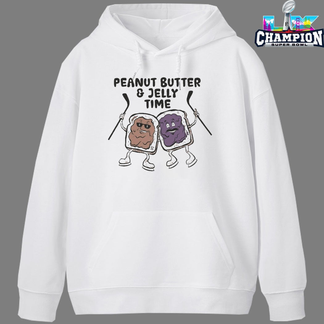 Official Minnesota Wild Peanut Butter And Jelly Time Breads T-shirts