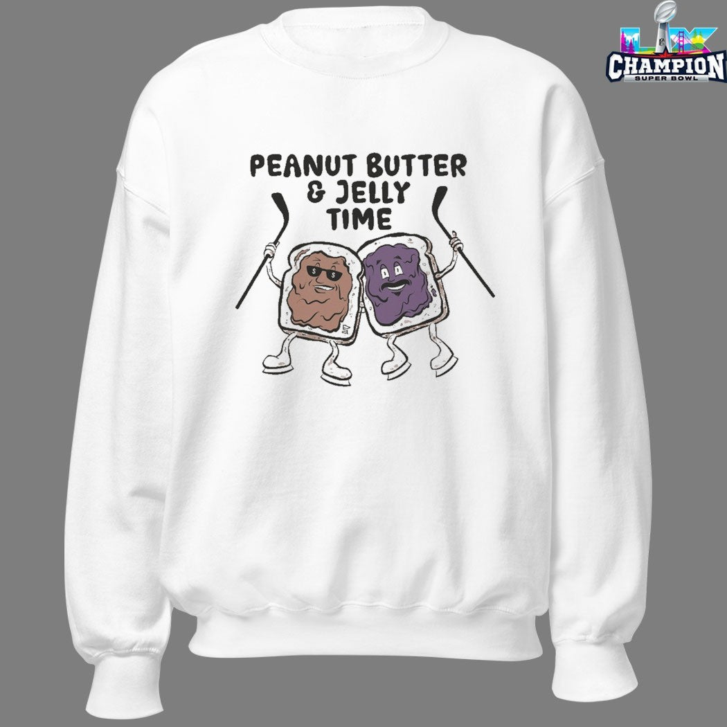 Official Minnesota Wild Peanut Butter And Jelly Time Breads T-shirts