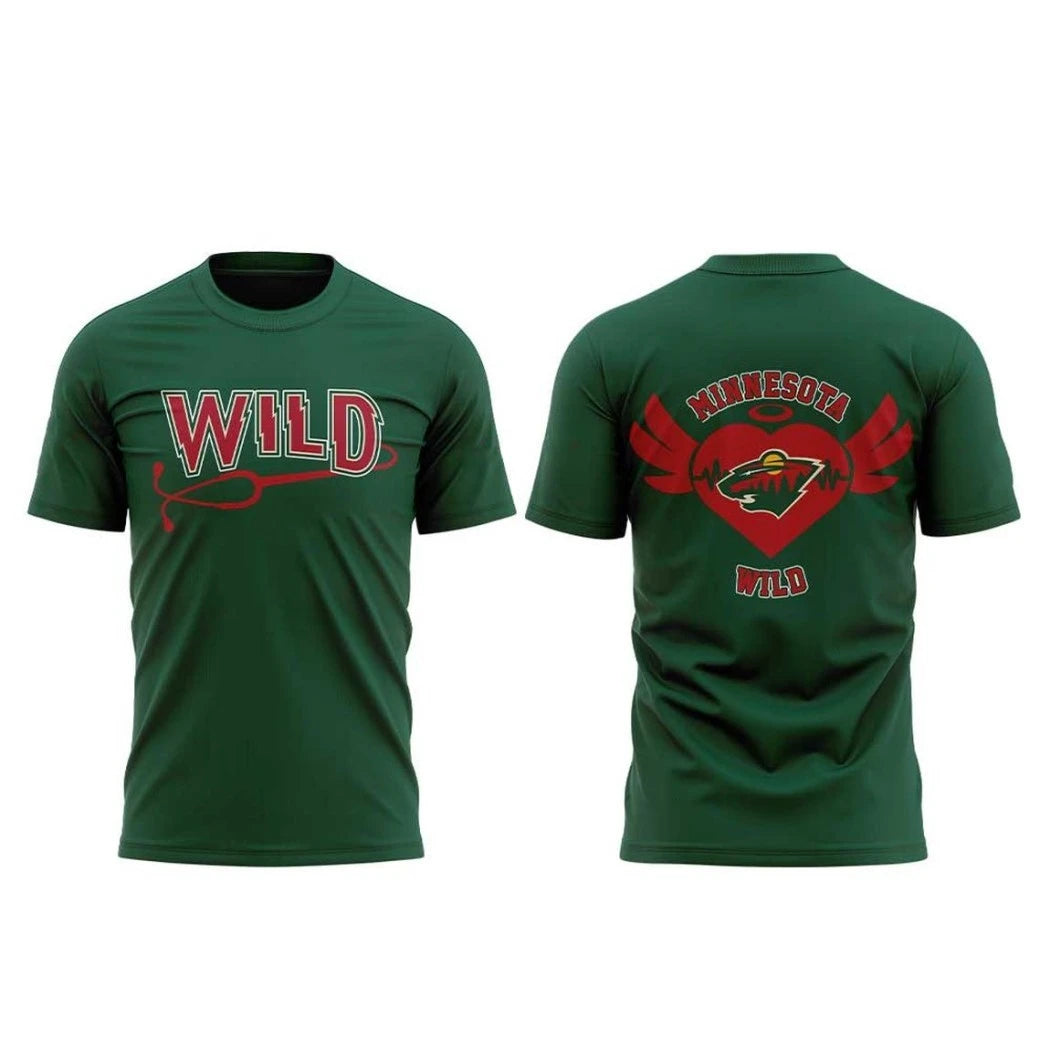 Official Minnesota Wild x Healthcare Night 2026 Thank You Hoodie Shirts