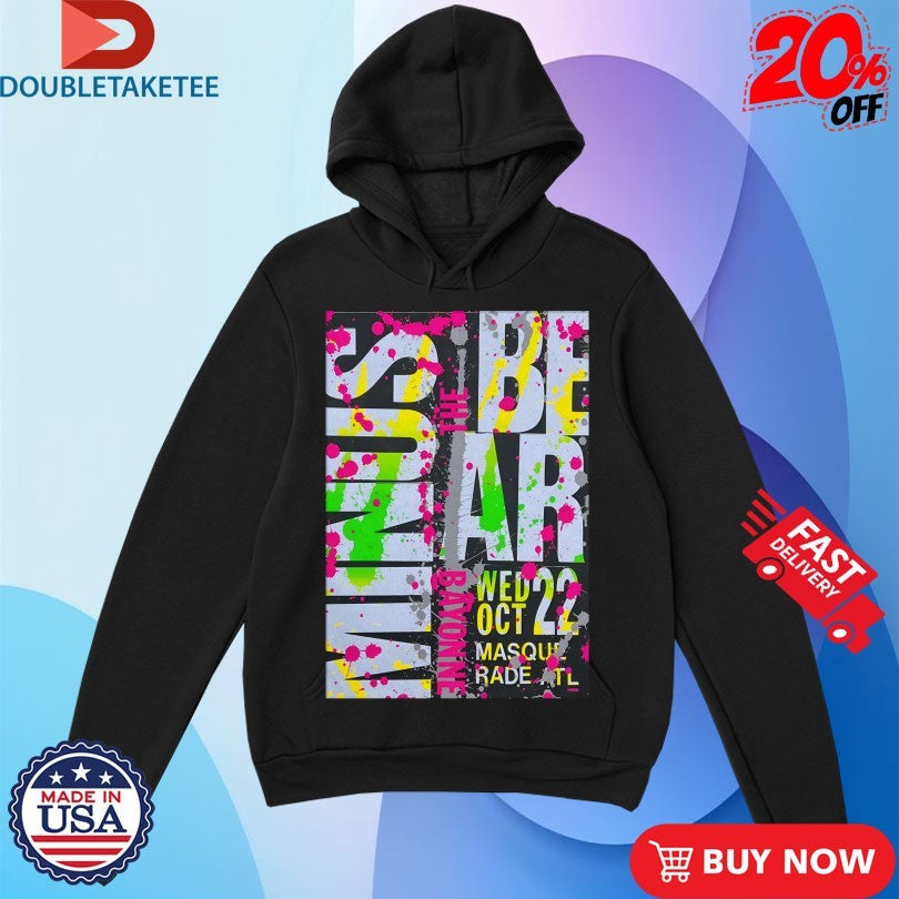 Official Minus The Bear The Masquerade In Atlanta GA October 22 2025 Shirts