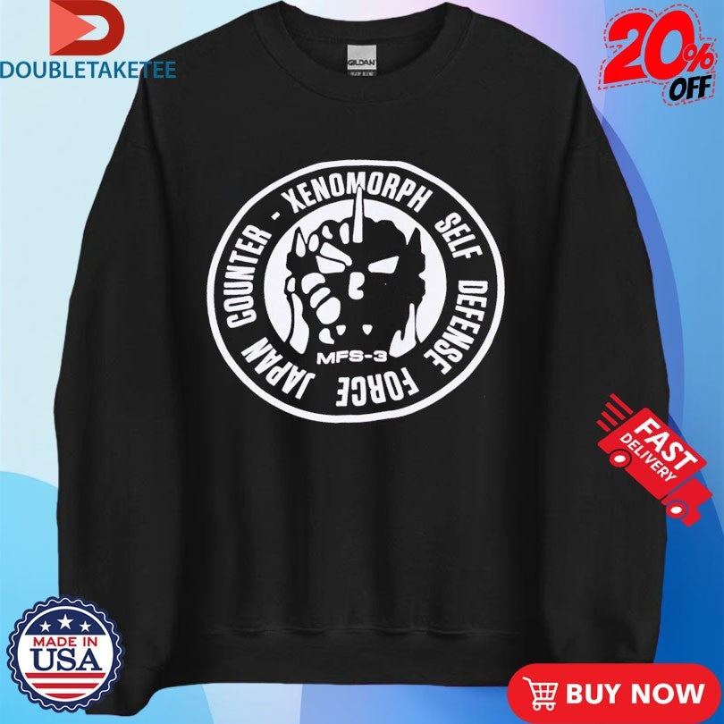 Official Misfits Counter Xenomorph Self Defense Force Japan MFS-3 JXSDF Shirts
