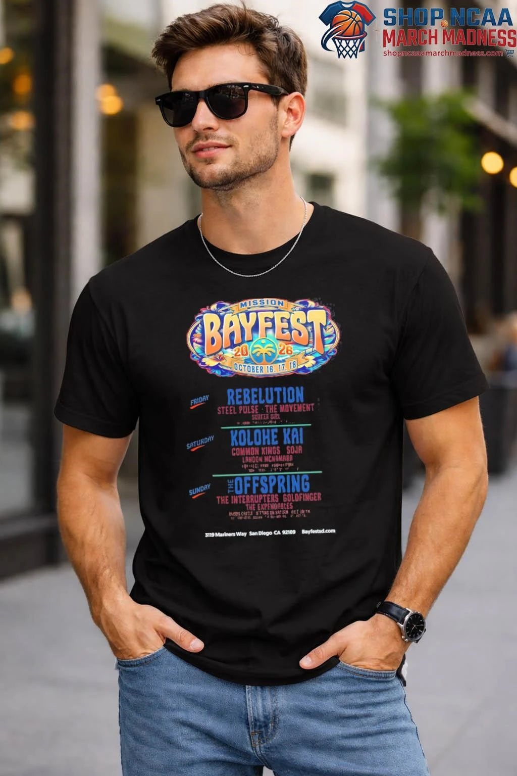 Official Mission Bayfest San Diego California At 3119 Mariners Way On October 16 17 18 2026 T-Shirts