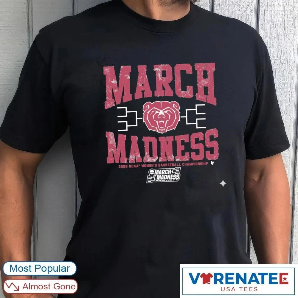 Official Missouri State Lady Bears WBB 2026 NCAA Women’s Basketball Championship March Madness T-Shirt