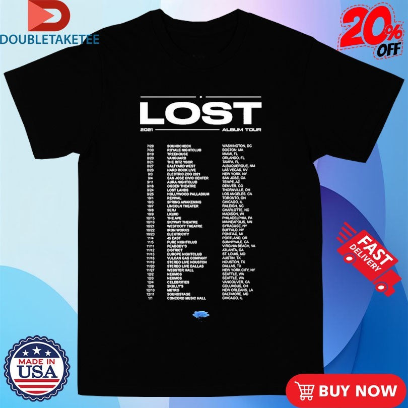 Official Mitis Lost Tour 2021 Shirts