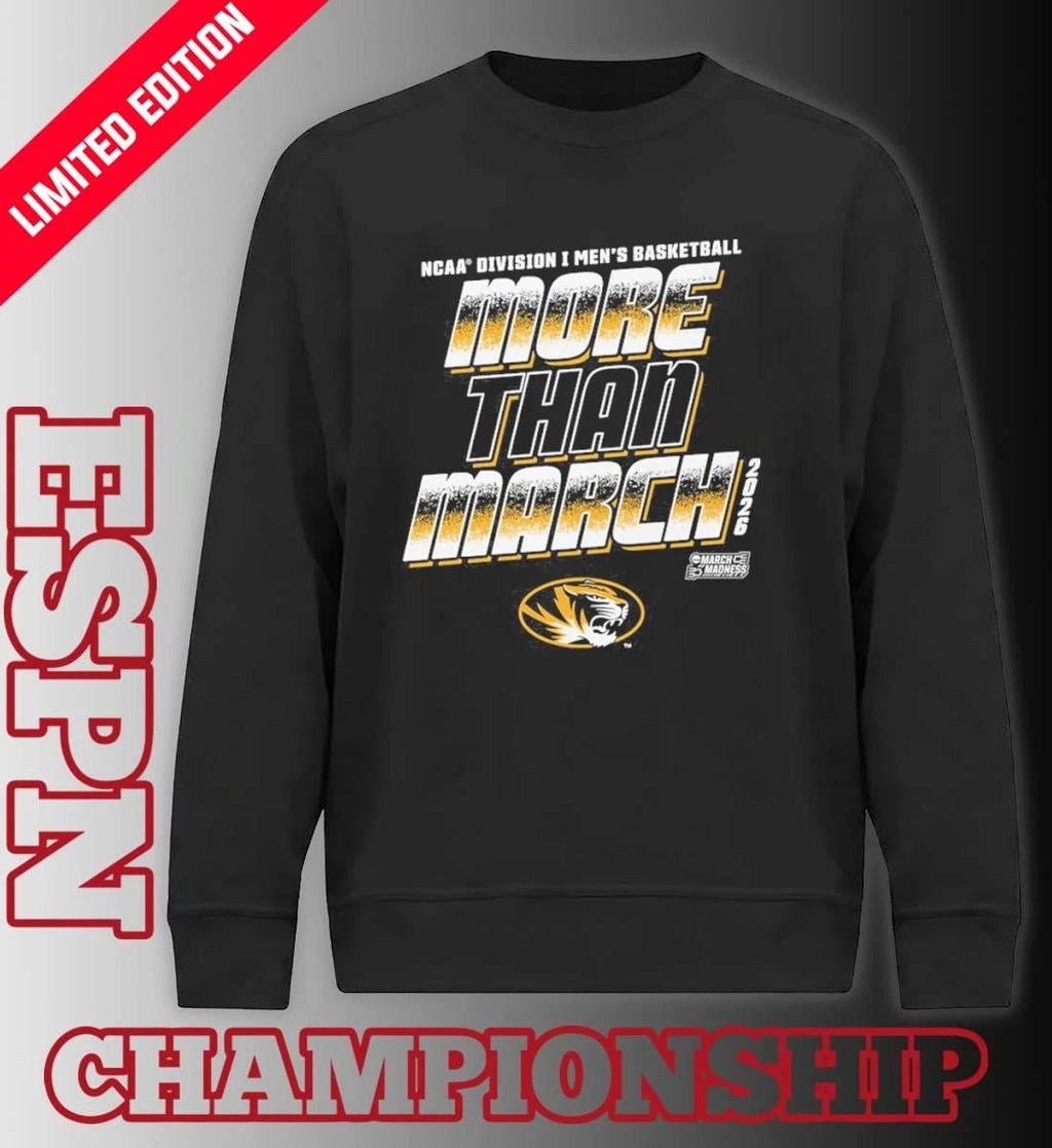 Official Mizzou Men’s Basketball More Than March 2026 Shirt