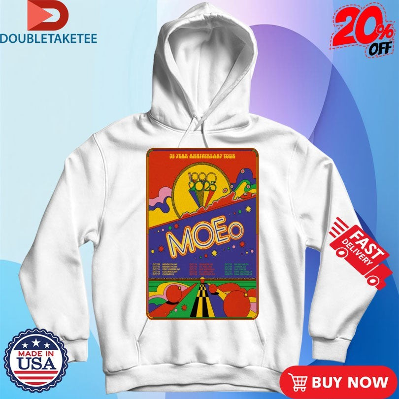 Official Moe. 35th Year Anniversary Tour 2025 Shirts