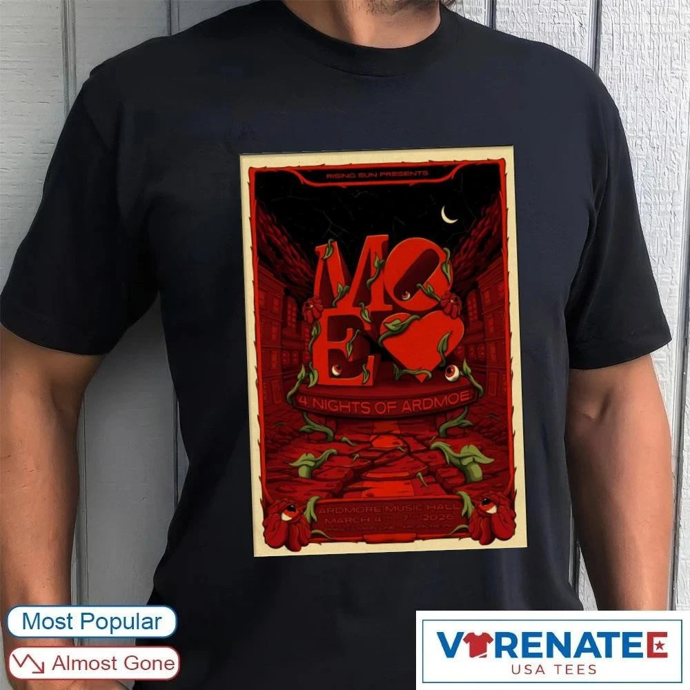 Official Moe. Event Ardmore PA On March 4-7 2026 Poster T-Shirt