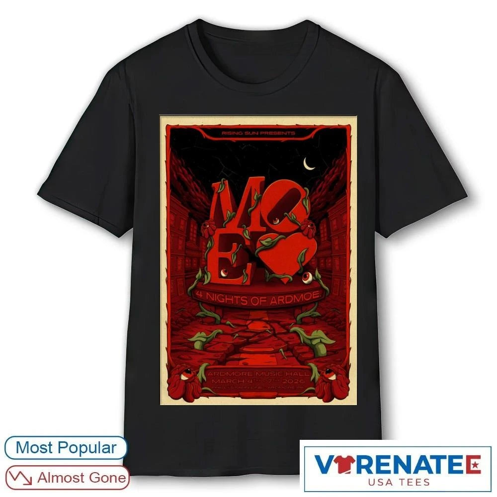 Official Moe. Event Ardmore PA On March 4-7 2026 Poster T-Shirt