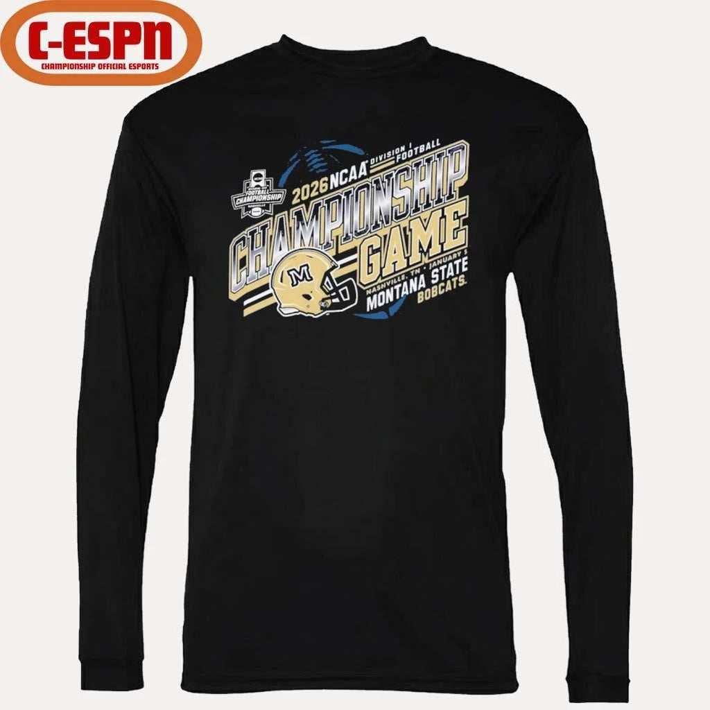 Official Montana State Football 2026 NCAA FCS Championship Game Bound Shirt