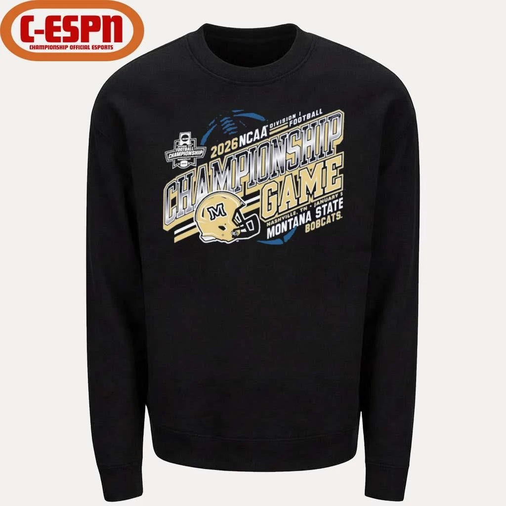Official Montana State Football 2026 NCAA FCS Championship Game Bound Shirt