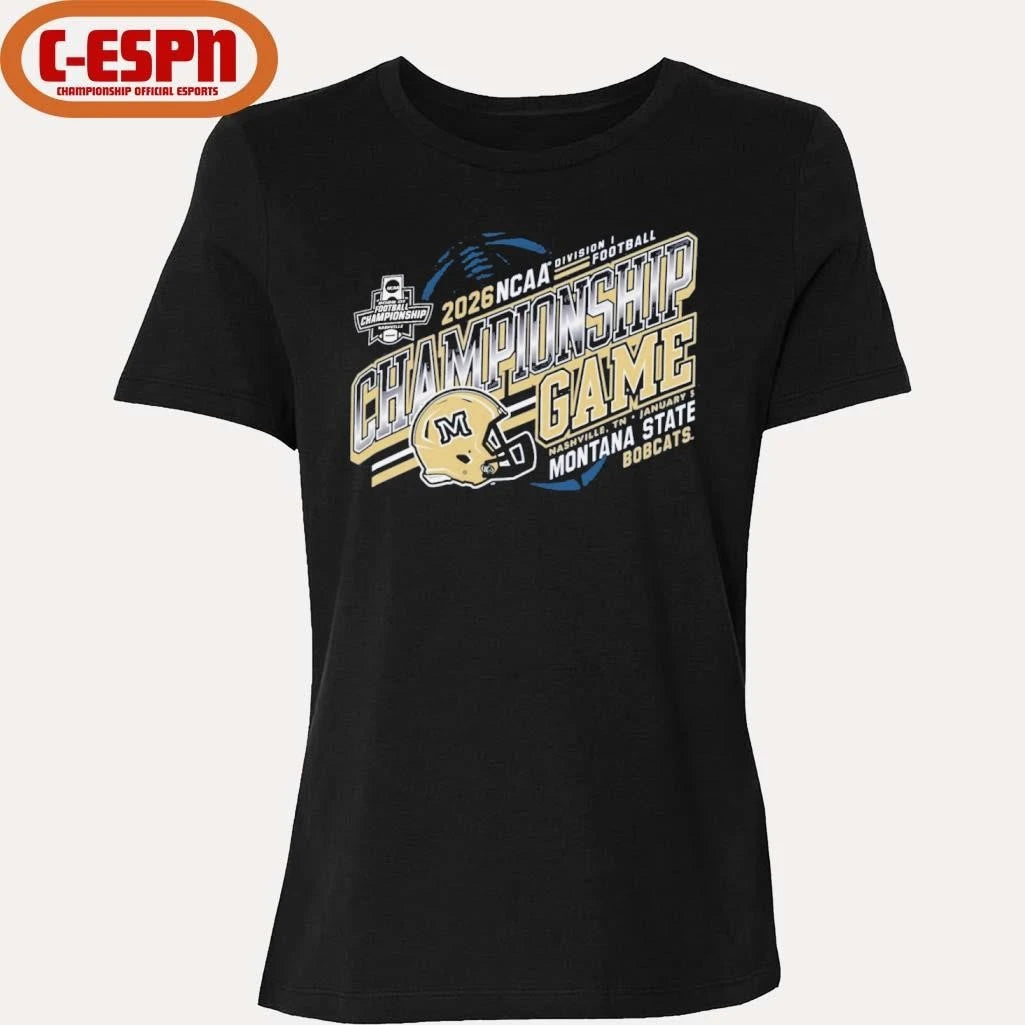 Official Montana State Football 2026 NCAA FCS Championship Game Bound Shirt