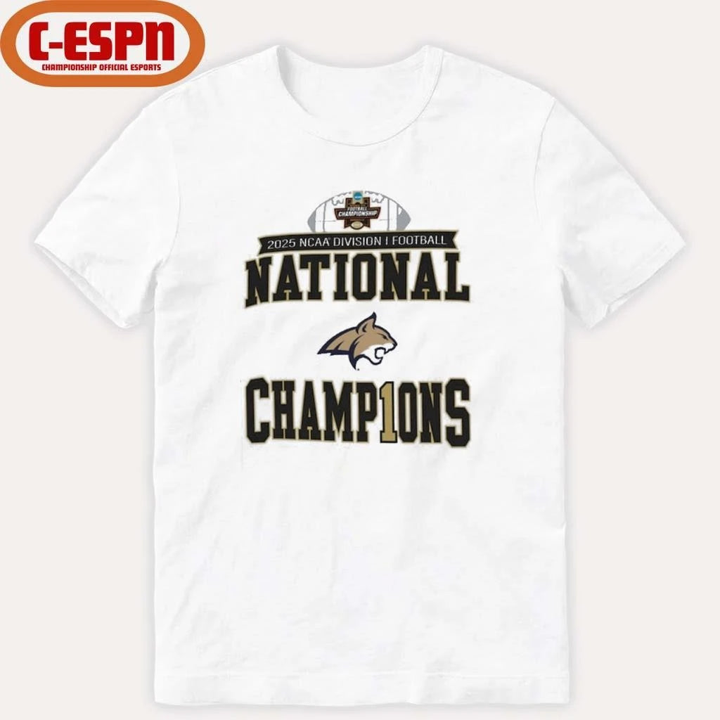 Official Montana State Football National Champions Official T-Shirt