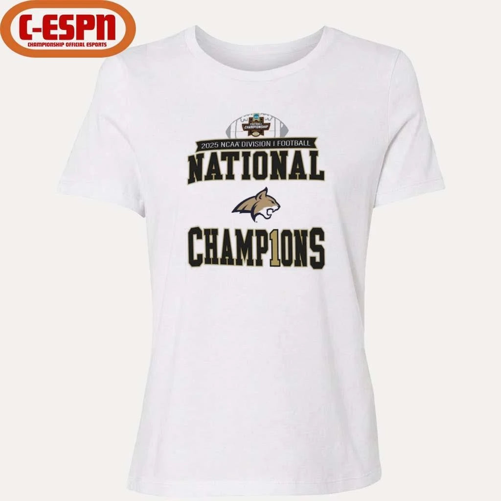 Official Montana State Football National Champions Official T-Shirt