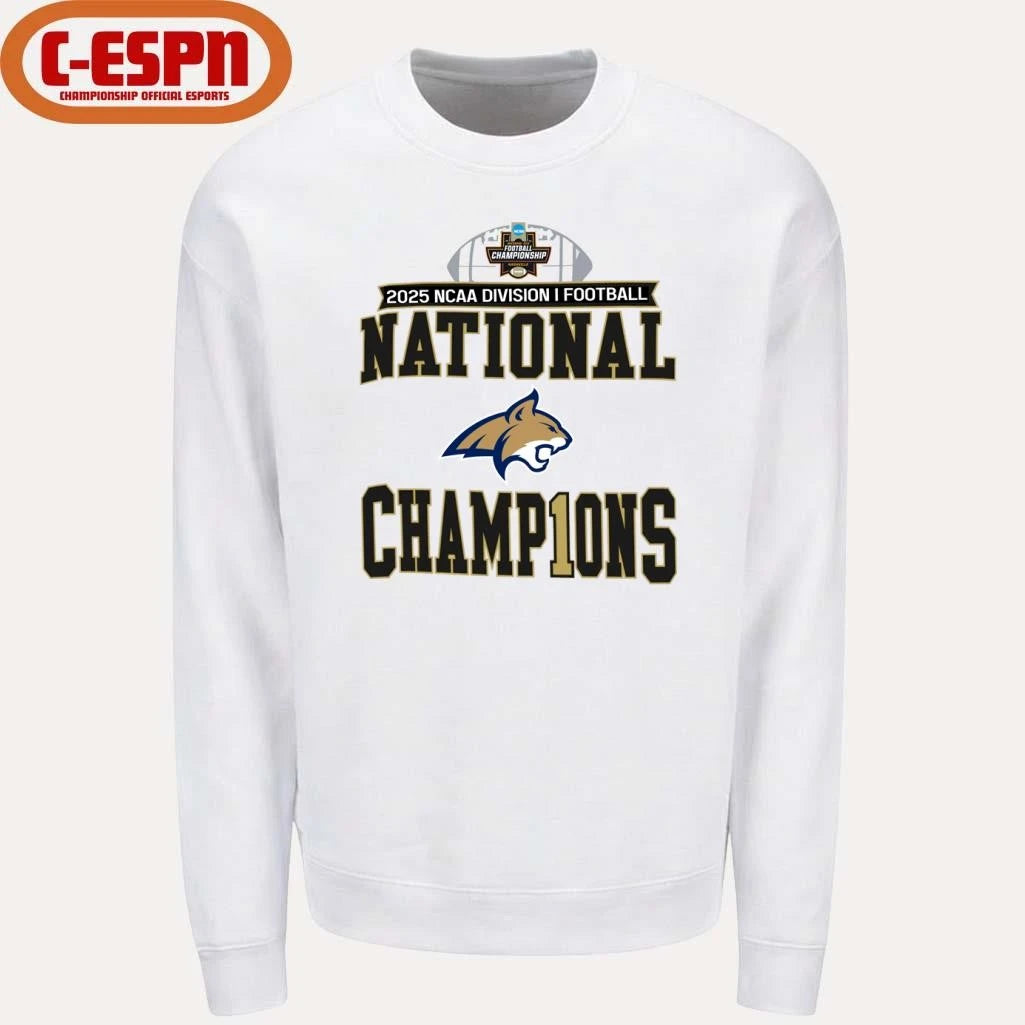 Official Montana State NCAA DI Football National Champions T-Shirt