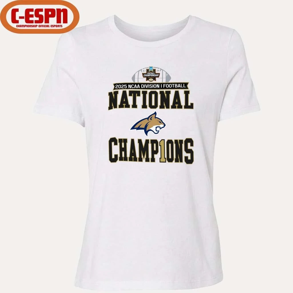 Official Montana State NCAA DI Football National Champions T-Shirt