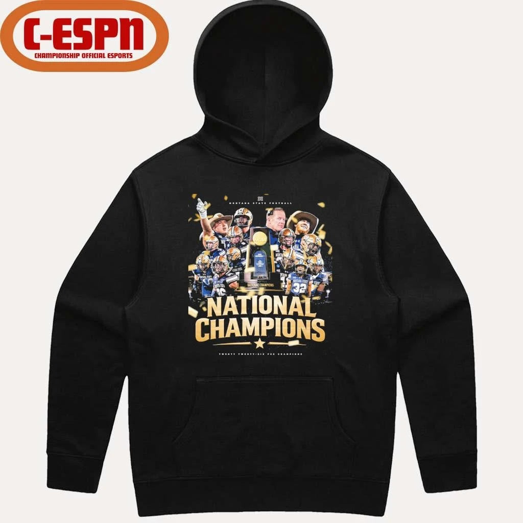 Official Montana State football FCS National champions poster shirt