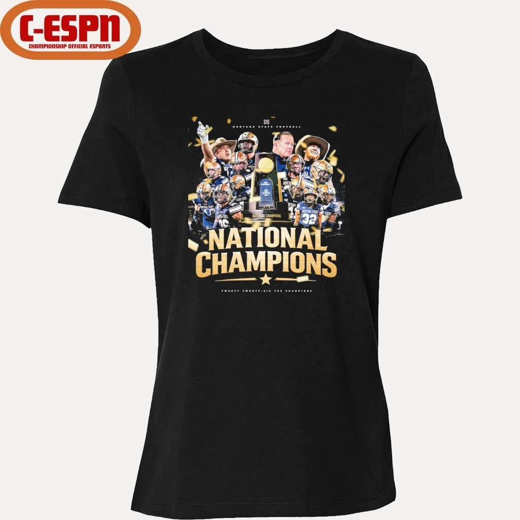 Official Montana State football FCS National champions poster shirt