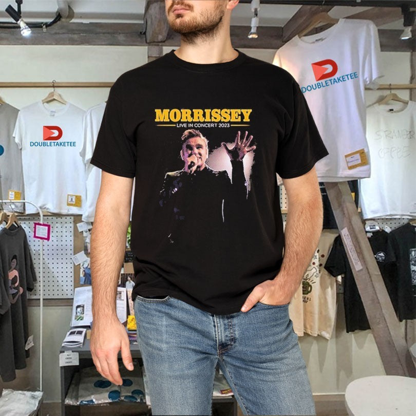 Official Morrissey Live In Concert 2023 Tour Shirts