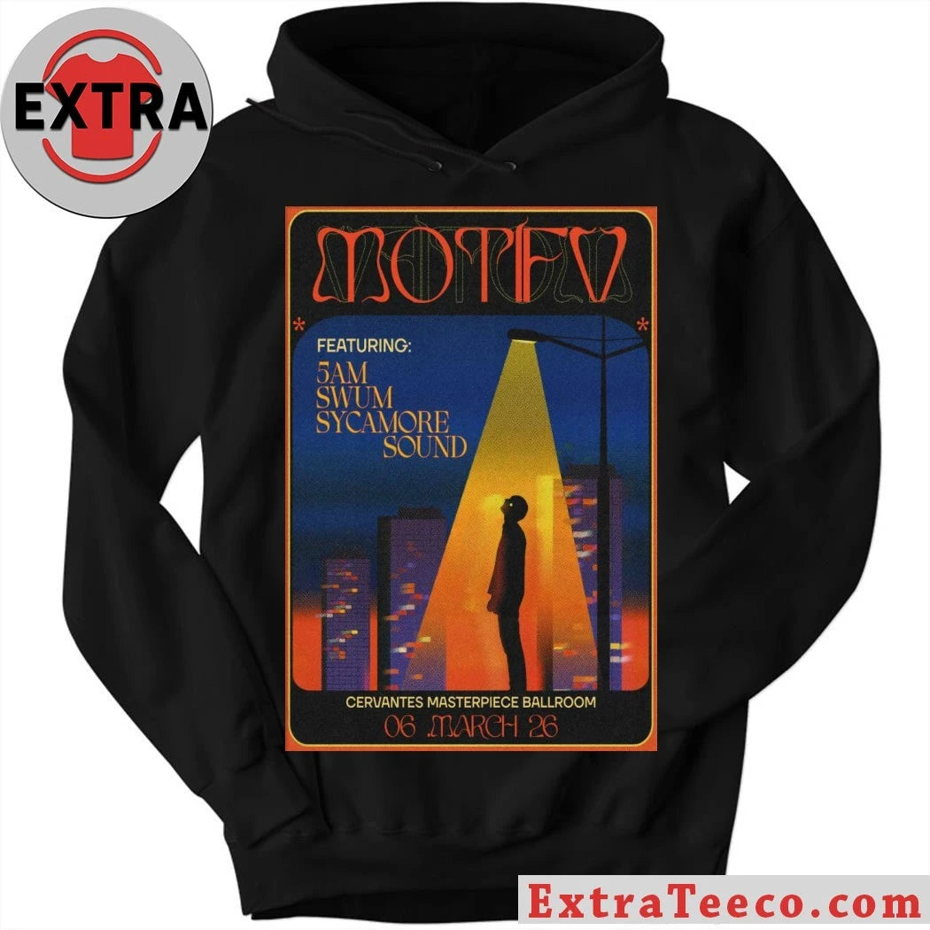 Official Motifv March 6 2026 At Cervantes Masterpiece Ballroom Show Poster Shirt