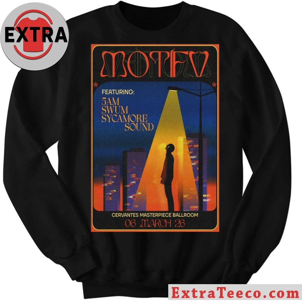 Official Motifv March 6 2026 At Cervantes Masterpiece Ballroom Show Poster Shirt