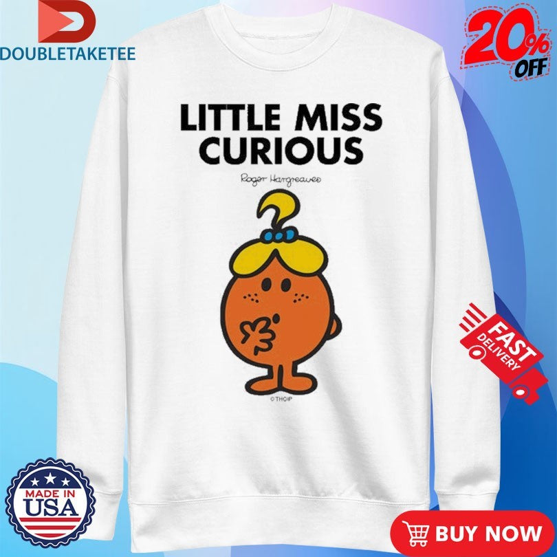 Official Mr. Men Little Miss Little Miss Curious Shirts