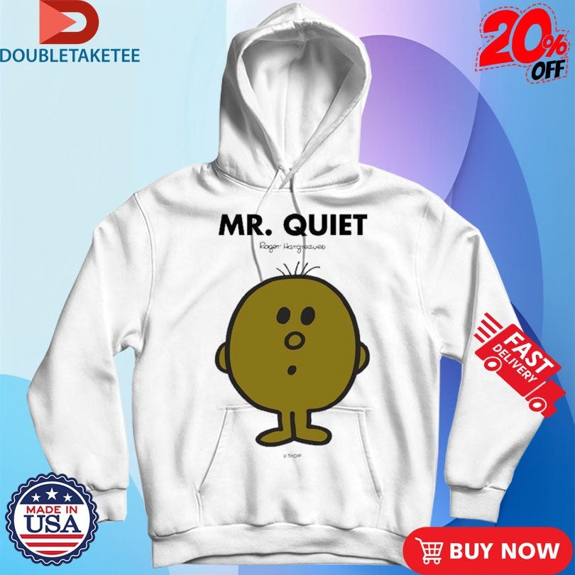 Official Mr. Men Little Miss Mr. Quiet Shirts