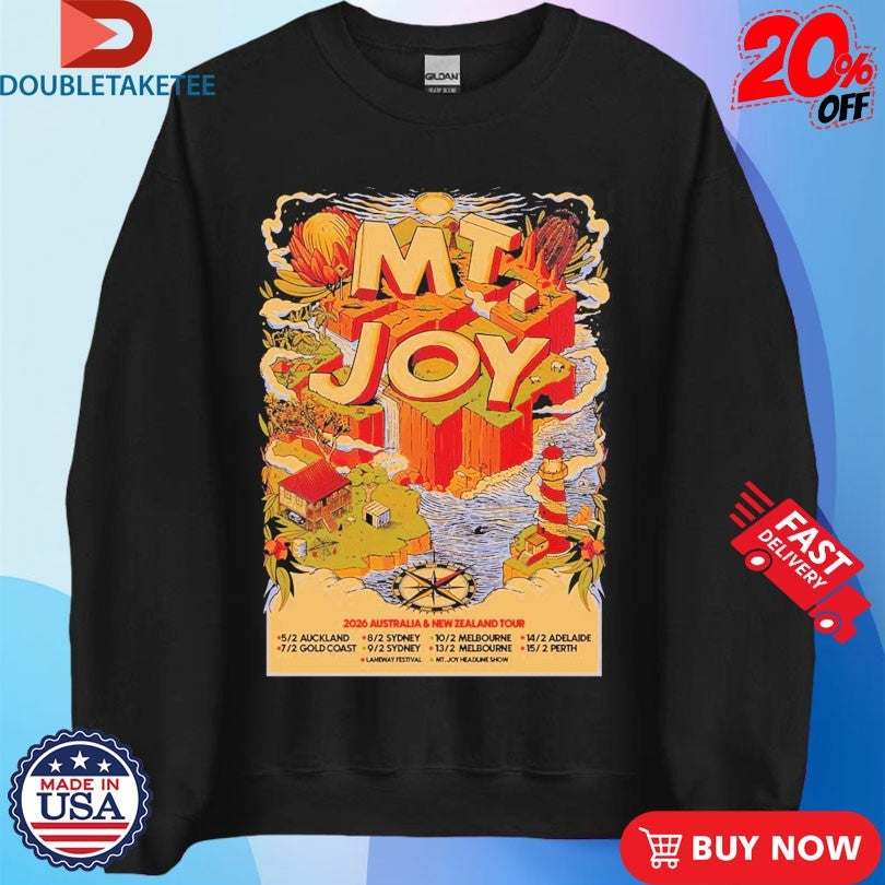 Official Mt Joy 2026 Australia And New Zealand Tour Schedule Dates Shirts