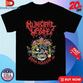 Official Municipal Waste Brain Squeeze 2024 Tour Skull Shirts