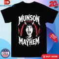Official Munson Mayhem Satan Metal Shirts